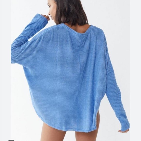 Out from Under Jojo oversized thermal cardigan tee - Picture 4 of 9